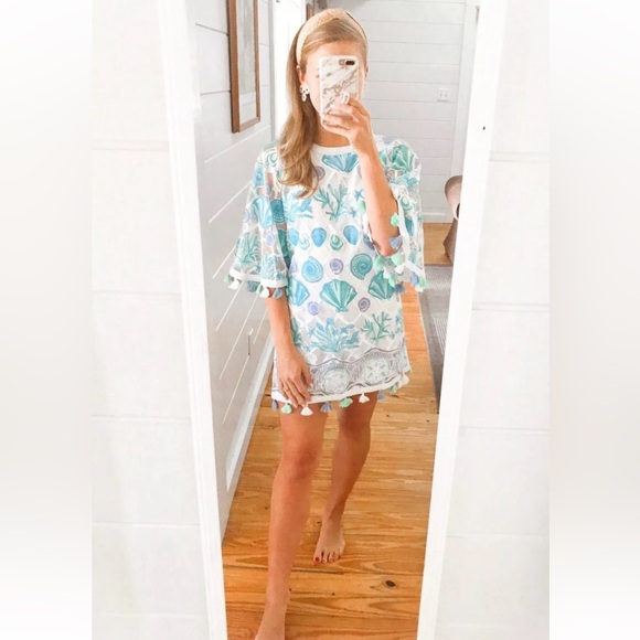 Lilly Pulitzer Jackelin Romper Sea to Sea Lace - Picture 4 of 12